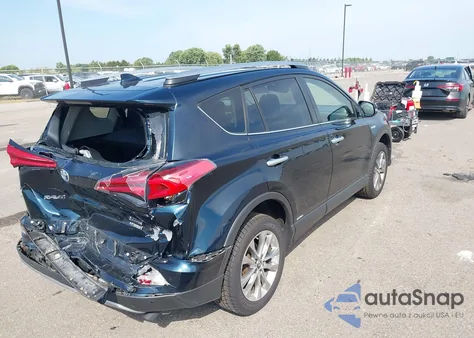 2017 Toyota Rav4 Hybrid Limited z USA, uszkodzony, nr VIN JTMDJREVXHD122389
